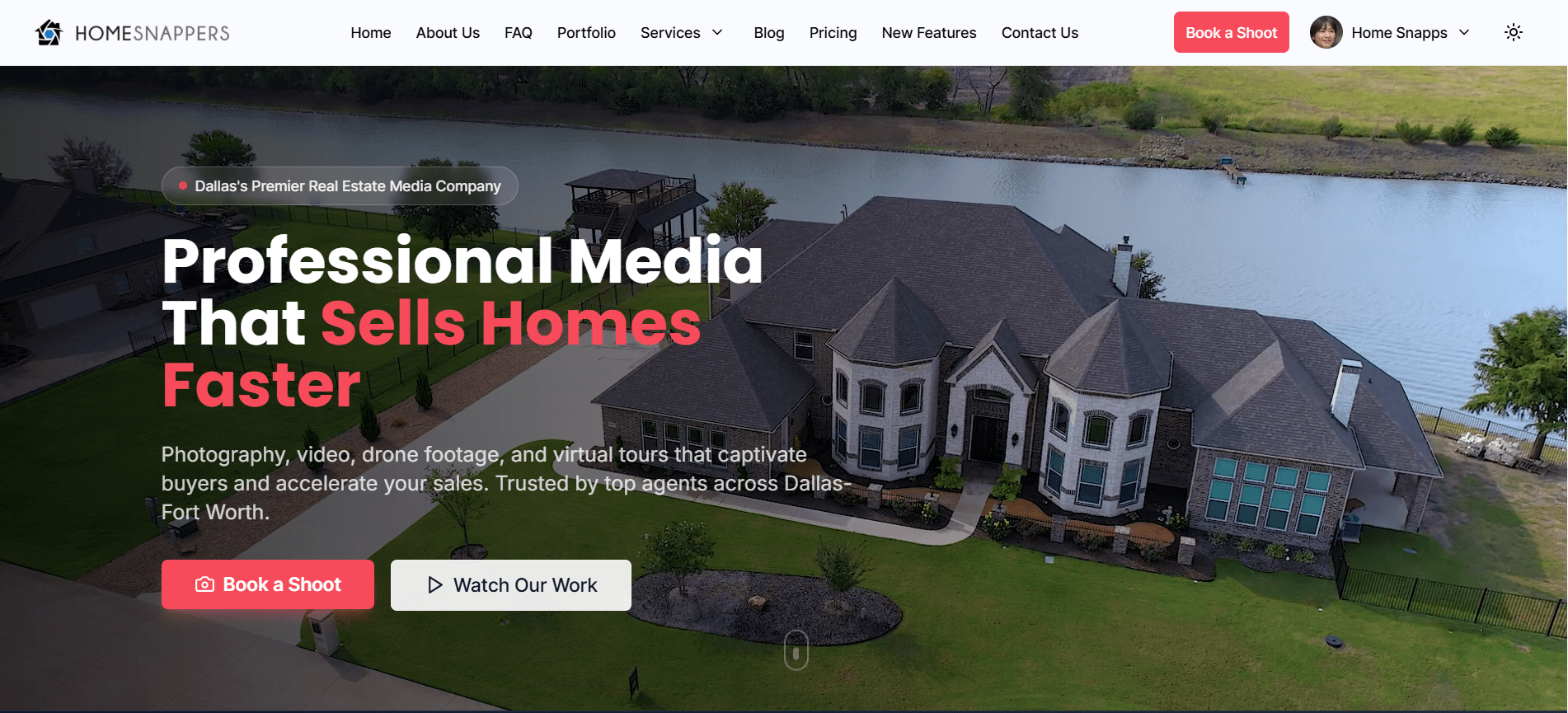 Home Snappers marketing website